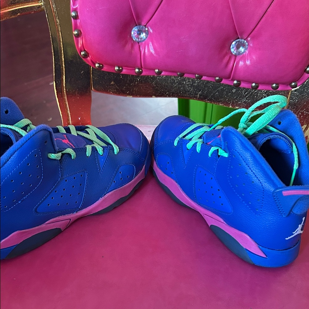 Jordan Kids Sneakers in Blue and Pink